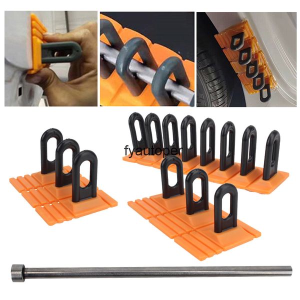 Per auto strumento di riparazione ammaccature senza vernice arancione estrattore kit colla linguette strumenti auto