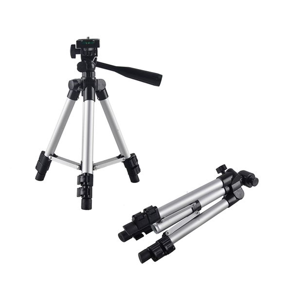 2021 Lâmpada de pesca ao ar livre Bracket Universal Portátil Câmera Acessórios Telescópicos Mini Lightweight Tripod Stand New