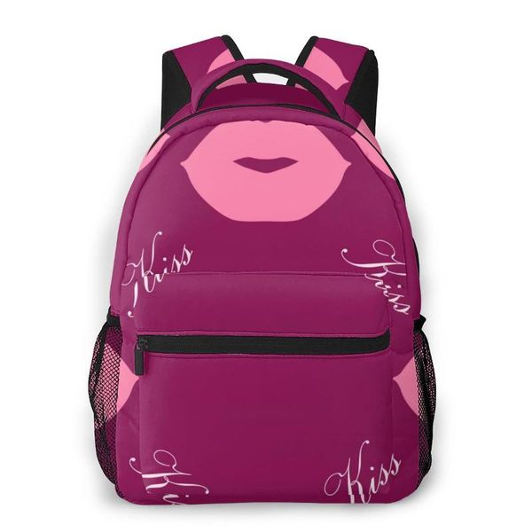 

backpack travel pack valentine day kiss sports bag outdoor climbing