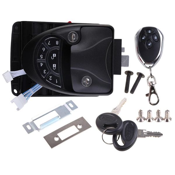 

theft protection rv remote lock camper caravan trailer entry door latch knob deadbolt