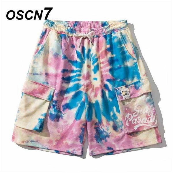 

men's shorts oscn7 2021 streetwear fashion oversize men japanese style hip hop loose summer casual man plus size gd102021, White;black