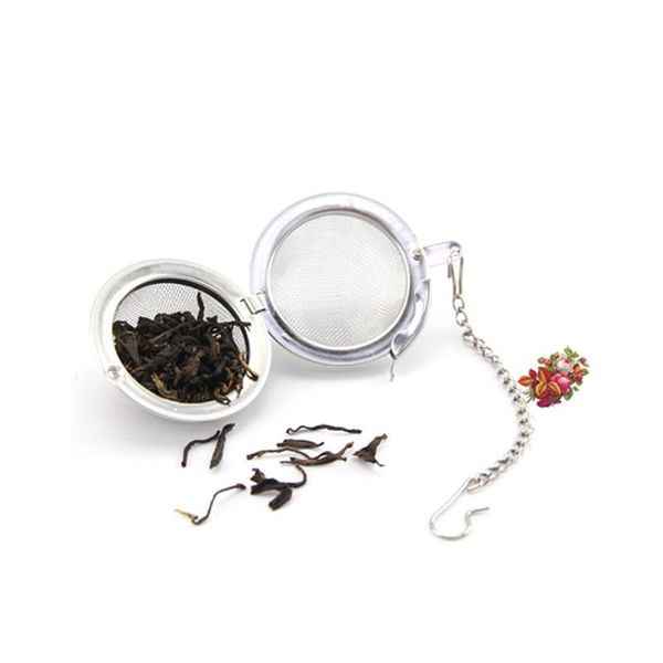 Чайник для чая из нержавеющей стали, приготовление пищи для утварью сферы фиксируя специя шар сетки инфузоры фильтр фильтра инструменты GGA5140