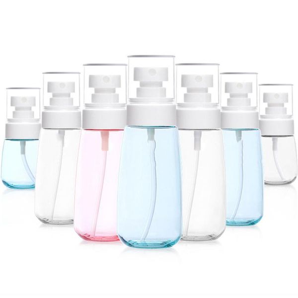 

storage bottles & jars 30/60/80/100ml refillable travel set package cosmetics plastic pressing spray bottle makeup tools for