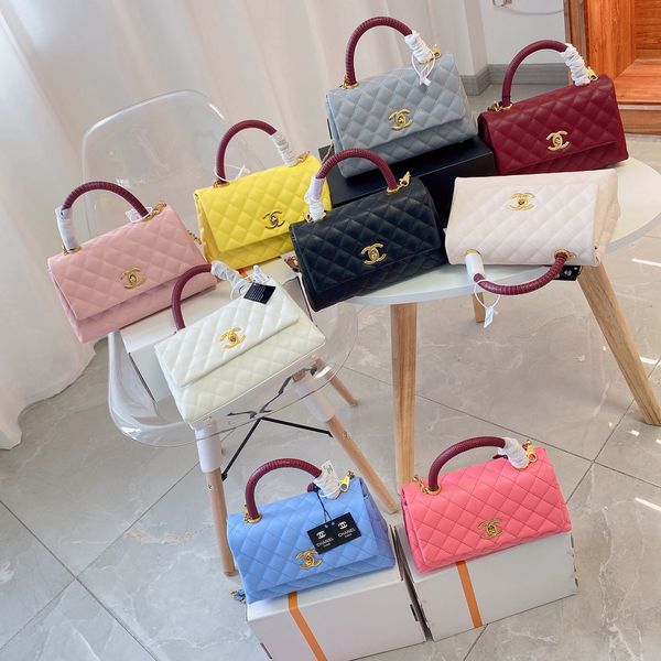 

fashion designer bags women handbag crossbody messenger shoulder chain bag good quality leather purses ladies high capacity v-shape rhombic