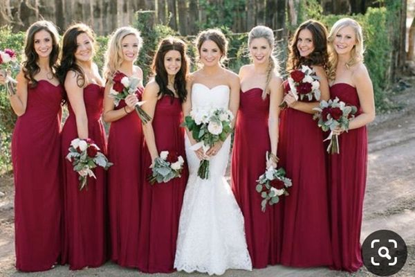 Elegantes rotes bodenlanges Brautjungfernkleid mit herzförmigem Ausschnitt Frühling Sommer Hochzeit Gast Trauzeugin Kleid nach Maß in Übergröße