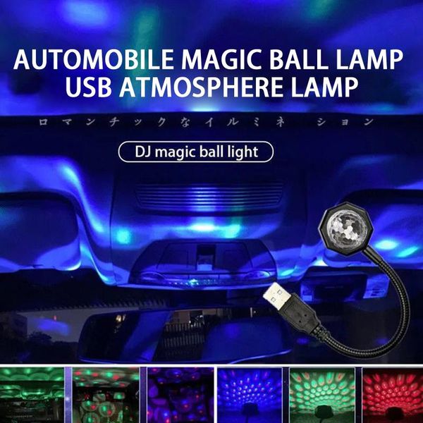 

interior&external lights mini 5v led atmosphere lamp car voice control light usb decoration for night driving