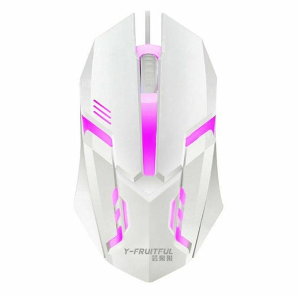 

gaming mouse 7 colors led backlight ergonomics usb wired gamer flank cable optical mice for lappc