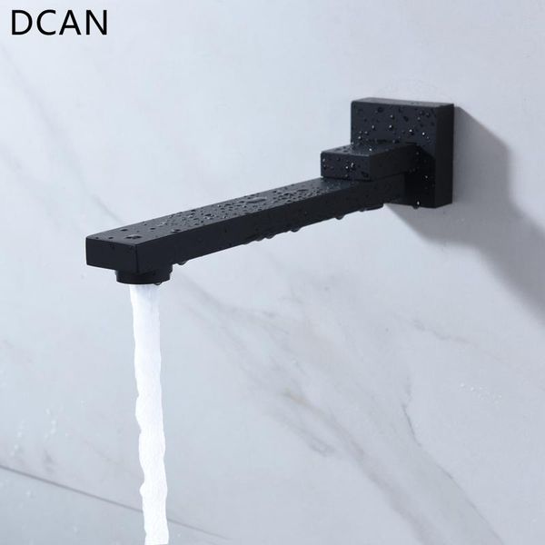 

bathroom sink faucets dcan square solid brass shower spout bath tub bibcocks 180 degree folding filler basin faucet