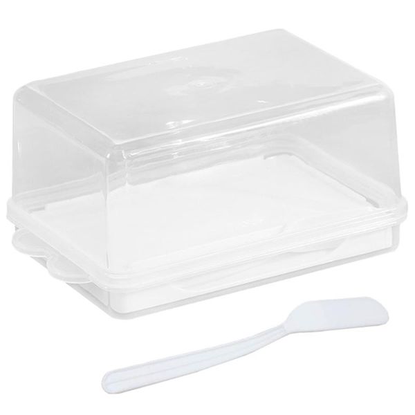 

dishes & plates container butter crisper home tableware storage box with lid