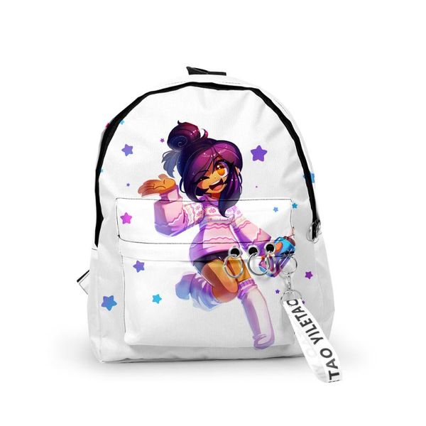 

backpack aphmau as a cat fashion men women oxford hanging buckle style girls child school bag travel