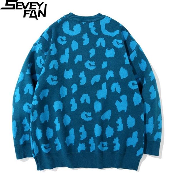 

men's sweaters seveyfan harajuku cartoon pig embroidery sweater bf o neck knitwear hip hop pullover for couples, White;black