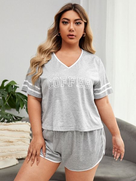 

plus letter graphic contrast binding pj set o5rt#, Black;white