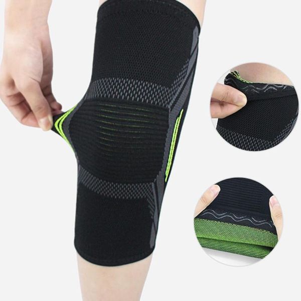 

elbow & knee pads fitness running cycling support braces elastic nylon sport compression pad sleeve for basketball volleyball, Black;gray