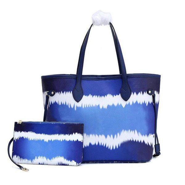 

luxurys designers bags fashion women handbag tote bag shopping bag ladies purse large capacity genuine leather tie dye woman drawstring bag