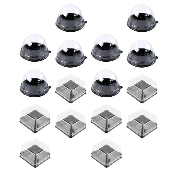 

100 pcs crafted pastry boxes portable multipurpose packing boxes (black)