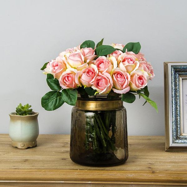 

decorative flowers & wreaths artificial flowers, roses, green plants, floral furnishings, home living room guide furnishings diy