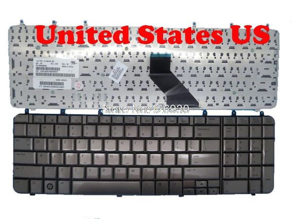 

keyboards lapkeyboard for dv7-1000 brown silver us/ca/tr/gr 483275-001 v080602dk1 ef v0805021 gr mp-07f13us6698