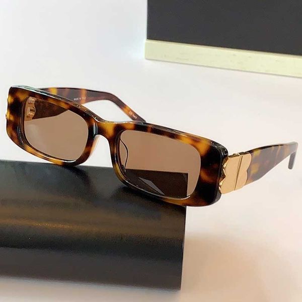 

2021 luxury b0096 sunglasses fashion female brand designer popular full frame uv400 lens mini frame small b temple with box, White;black