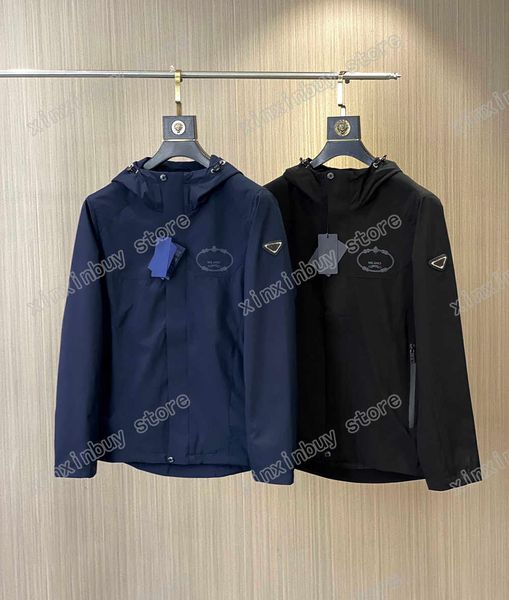 

21ss man designers jackets hooded triangle label italy clothes mens coats outerwear men clothing baseball jacket boomber hat, Black;brown