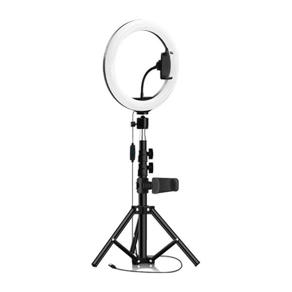 

ring light 10 inch beauty live light led mobile phone selfie ring fill 120cm foldable bracket for 12