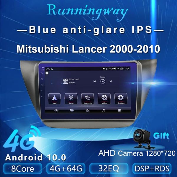 

player runningway android 10.0 car dvd for mitsubishi lancer 9 cs 2000 - 2010 4g+64g radio multimedia video navigation gps