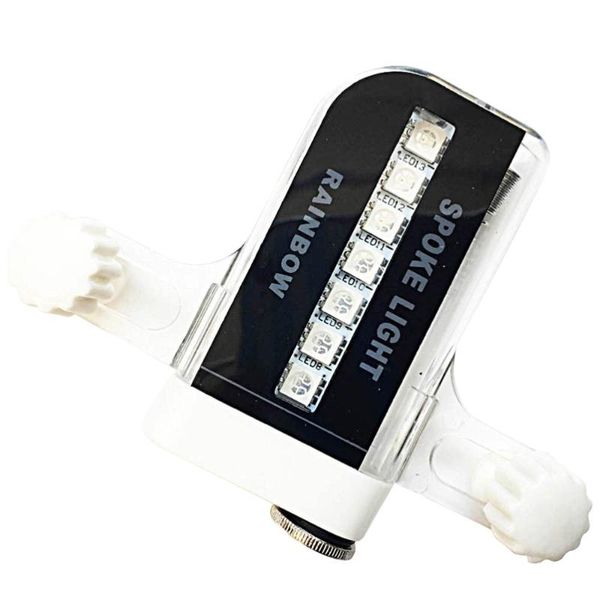 

14 leds bike wheel lights brilliant led lights with switch safety spoke warning night riding decoration without battery (