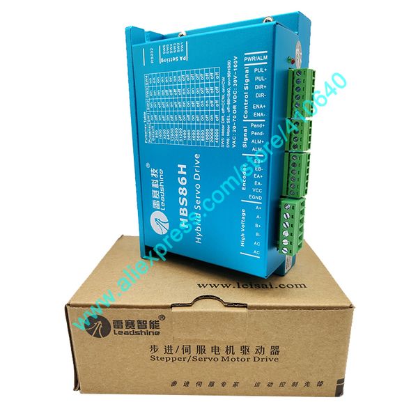 

hbs86h close loop stepper drive leadshine hybrid servo drive 20 to 75 vac or 30 to 100 vdc work with 86hs40 or 86hs80 step motor