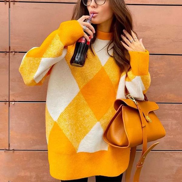 

women's sweaters ladies oversized autumn winter sweater women loose o-neck long sleeve knitted casual soft outwear pullover female, White;black