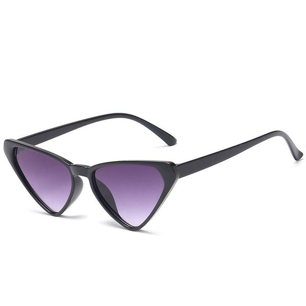 

outdoor eyewear 2021 cat eye sunglasses summer refreshing personality box triangle trend fashion hd plastic