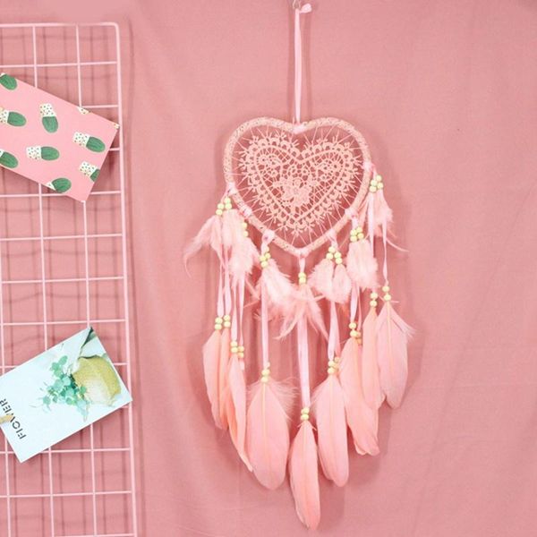 

1pc nordic hollow dream catcher heart-shaped home furnishing ornaments new love hollow dream catcher ornament
