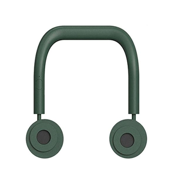 

electric fans hanging neck mini fan portable mute usb charging bladeless