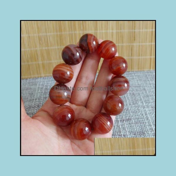 Id, Identificazione Bracciali Gioielli Bracciale Sardonice rosso Boutique Identificazioni Mens Large Bead Agate Drop Delivery 2021 Zd9Uy