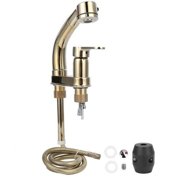 

g1/2 bathroom pull out faucet 360 degree rotation basin sink tap cold water mixer faucet tap