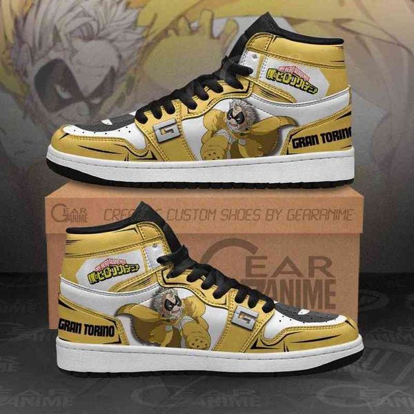 

bnha gran torino sneakers my hero academia anime sho, Black