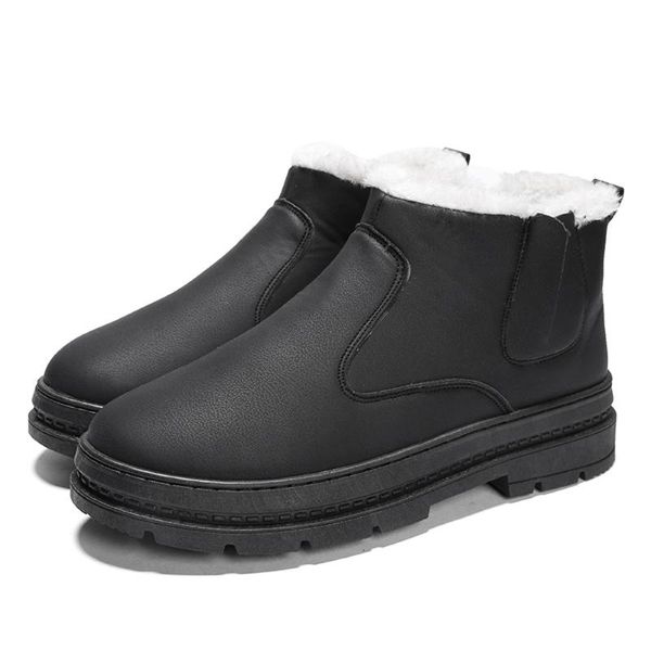 Botas 2021 Inverno para homens Sapatos casuais Trabalho de qualidade adulta