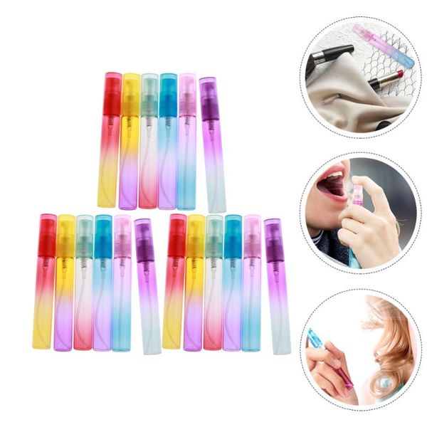

storage bottles & jars 18pcs 8ml simple spray bottle perfume sub empty (random color)