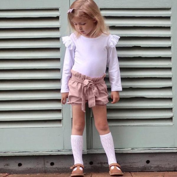 

shorts baby girl outfits born kids pure cotton girls european and american style summer casual 1-6 years, Black