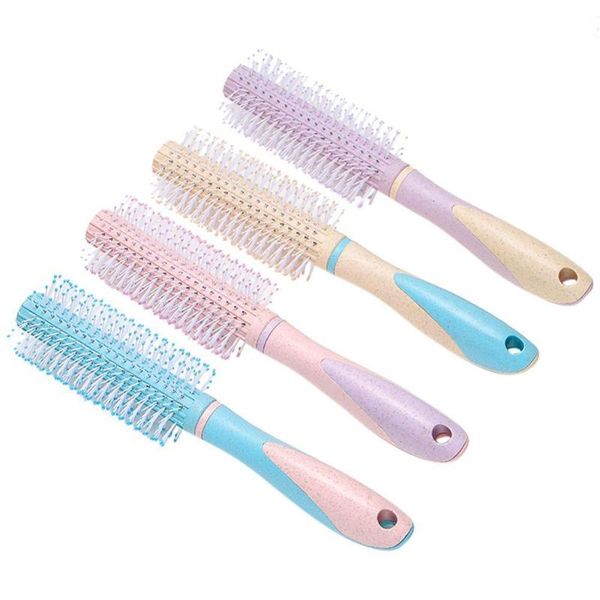 

hair brushes professional salon styling tools brush comb barrel blow dry round, Silver