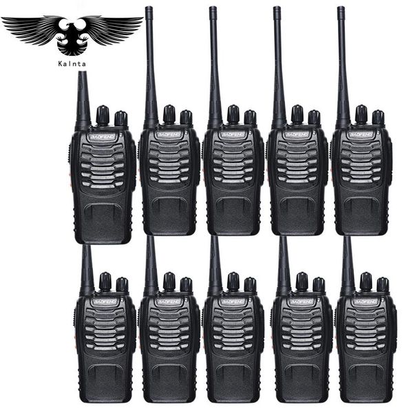 

walkie talkie 10pz baofeng bf-888s uhf400-470mhz due vie ham radio 888s handheld comunicatore radiofonico