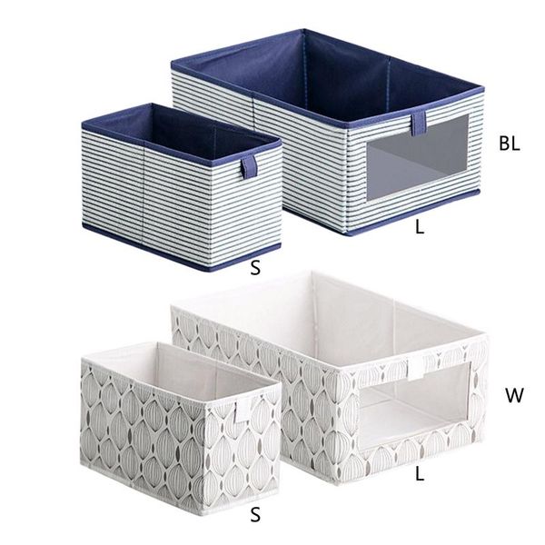 

cube non-woven folding storage box for nursery underwear clothes shirt toy organizer laundry basket finishing bins