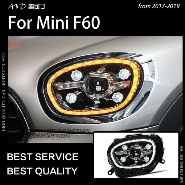 

other lighting system akd car styling for mini countryman f60 headlights 2021-2021 led headlight drl head lamp projector beam accessories