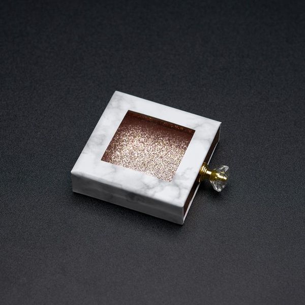 

false eyelashes 5 pair empty lash box plastic for green