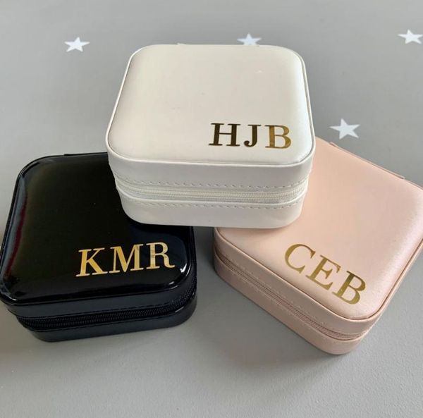 

other event & party supplies custom jewelry box bridesmaid gift proposal bridal organizer display travel case boxes