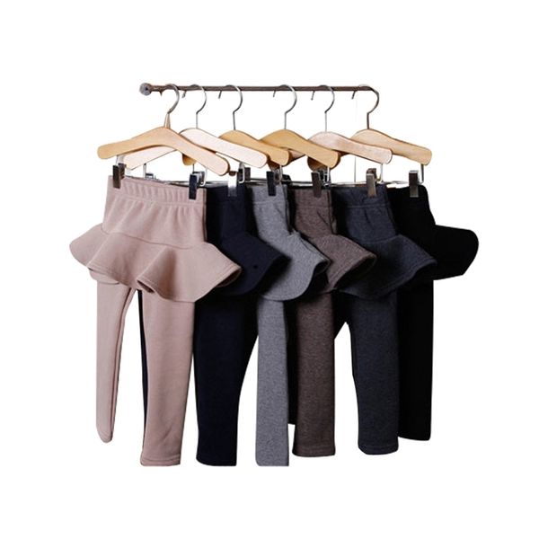 

new girls pants children clothing cotton warm baby girl skirt-pants toddler leggings girl winter clothes #5449 210303, Blue