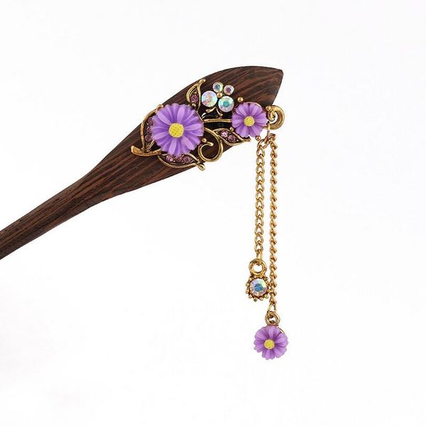 

fringed chicken wing wooden hairpin, bridal plate hair head ornaments, retro hairpin dmfz034 mix order hairpins, Golden;silver