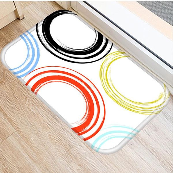 

bath mats suede anti-slip mat bathroom kitchen bedroon floor home entrance rugs kids prayer 40*60cm dd-0049