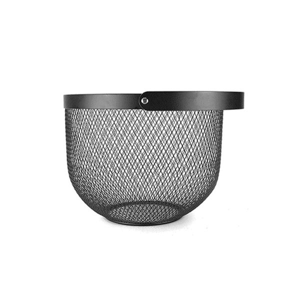 

storage baskets wrought iron portable basket vegetable fruit holder