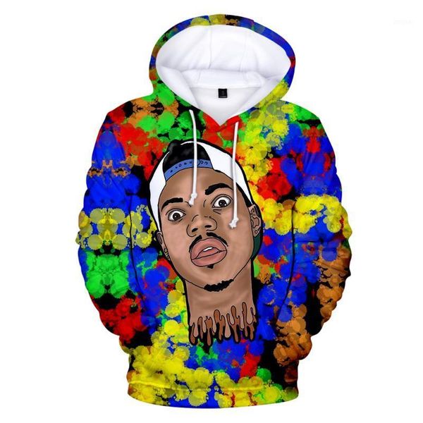 

men's hoodies & sweatshirts classic chano 3d print chance the rapper super star chancelor johnathan bennehoodie sweatshirt, Black