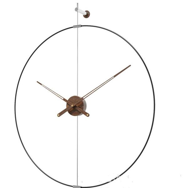 

modern simple living room porch wall clock personalized living room metal clock nordic luxury iron