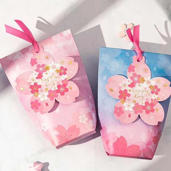 

gift wrap ins style cherry blossom wedding candy box for guests souvenirs boxes baby shower birthday party supplies decorations